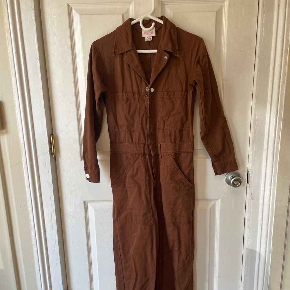 Big Bud Press brown long sleeved jumpsuit